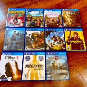 Lot of 11 PlayStation 4 games